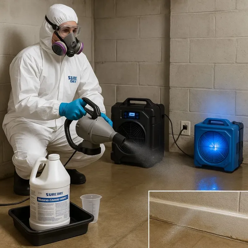 Sanitization and Odor Removal process in Kenwood, IL